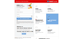 Desktop Screenshot of kotaksecurities-trading.com